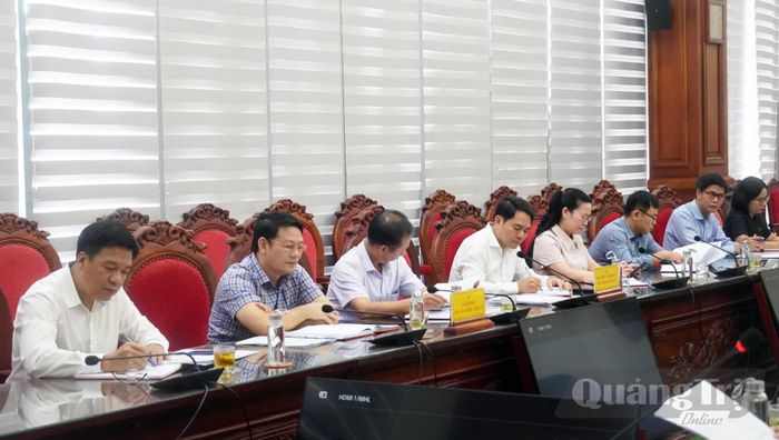 Đại biểu tham dự buổi làm việc - Ảnh: N.M