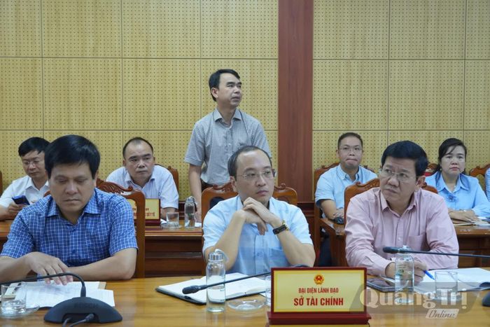 Đại biểu phát biểu tại buổi làm việc - Ảnh: H.L
