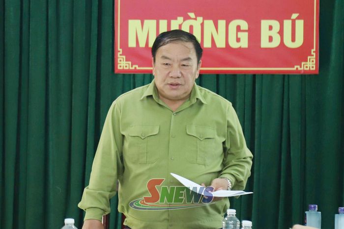 Đồng chí Phó Bí thư Tỉnh ủy, Chủ tịch Ủy ban MTTQ Việt Nam tỉnh, phát biểu kết luận tại cuộc làm việc.