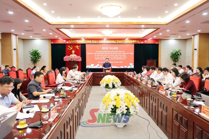 Hội nghị giữa Đoàn Đại biểu Quốc hội tỉnh với Thường trực HĐND, UBND, Ủy ban MTTQ Việt Nam tỉnh trước Kỳ họp thứ 2, Quốc hội khóa XVI.