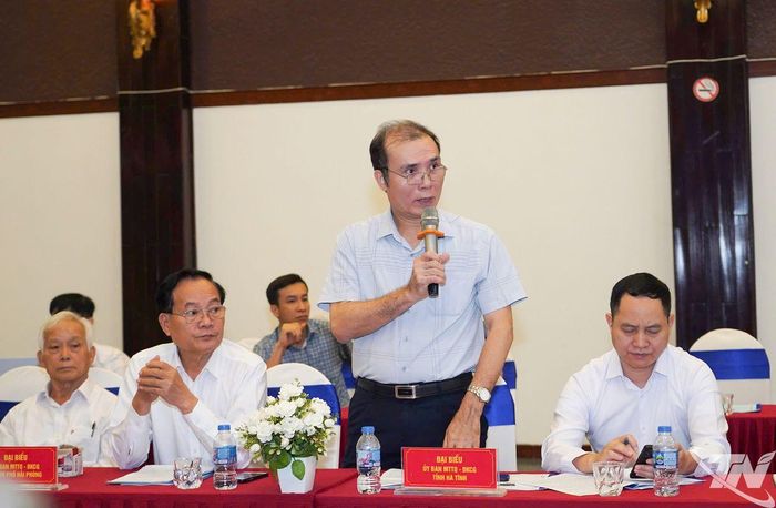 Đại biểu phát biểu tại Hội nghị.