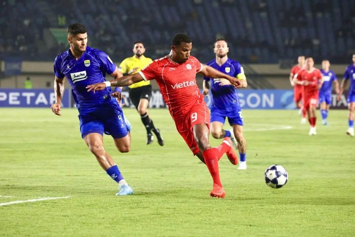 Thể Công Viettel có trận đấu bế tắc trước Persib Bandung (Ảnh: Thể Công Viettel). 