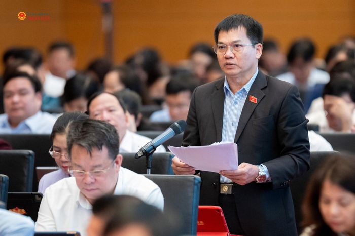 ĐBQH Dương Khắc Mai (Lâm Đồng) phát biểu. Ảnh: Phạm Thắng