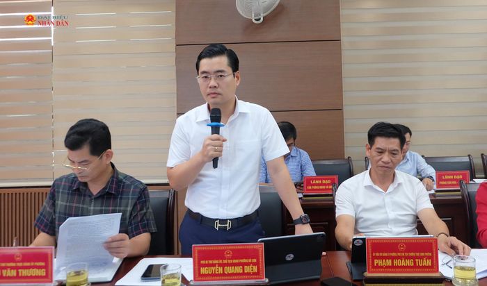Chủ tịch UBND phường Đồ Sơn Nguyễn Quang Diện chia sẻ về thực tế phát triển du lịch tại địa phương