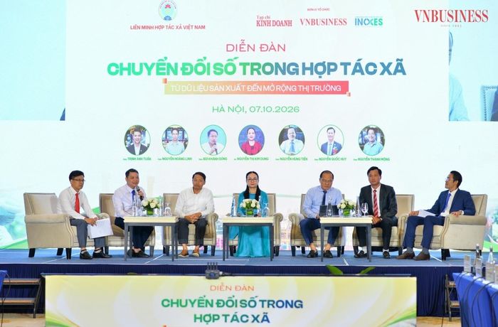 Diễn đàn chuyển đổi  số trong HTX: Từ dữ liệu sản xuất đến mở rộng thị trường do Tạp chí Kinh doanh tổ chức .