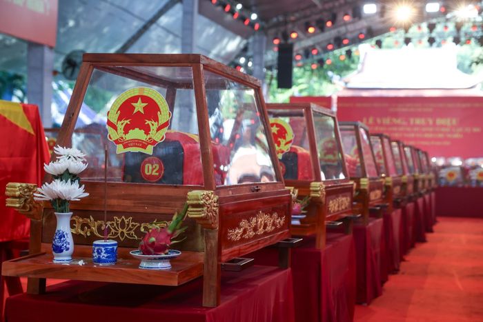  Sau hơn 3 tháng, các lực lượng đã tìm kiếm, quy tập được 731 hài cốt liệt sĩ tại Công viên Lê Thị Riêng. Ảnh: VGP. 