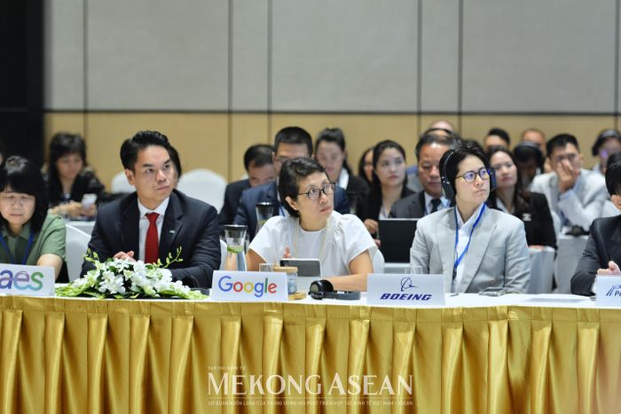 Đại diện các doanh nghiệp Hoa Kỳ tham dự hội nghị. Ảnh: Lê Hồng Nhung - Mekong ASEAN