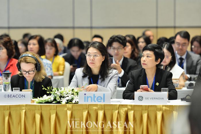 Đại diện các doanh nghiệp Hoa Kỳ tham dự hội nghị. Ảnh: Lê Hồng Nhung - Mekong ASEAN