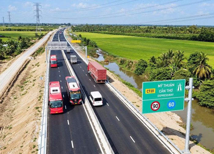 Cao tốc Mỹ Thuận - Cần Thơ, dự kiến tạm dừng lưu thông khung giờ 22h - 1h từ ngày 16 - 20/10.