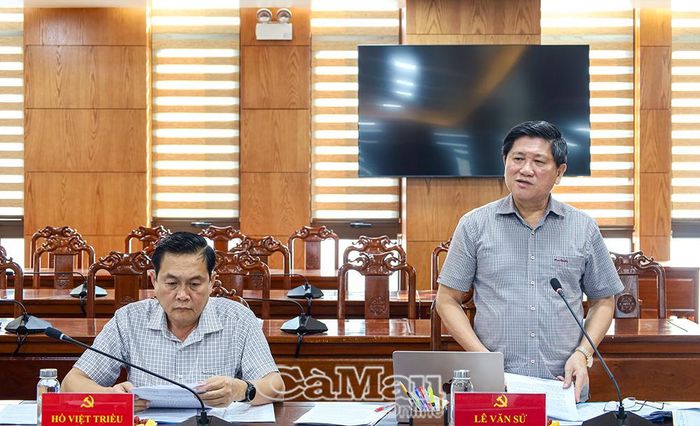 Phó Chủ tịch UBND tỉnh Lê Văn Sử nêu giải pháp tháo gỡ khó khăn cho các dự án tồn đọng liên quan đến lĩnh vực phụ trách.