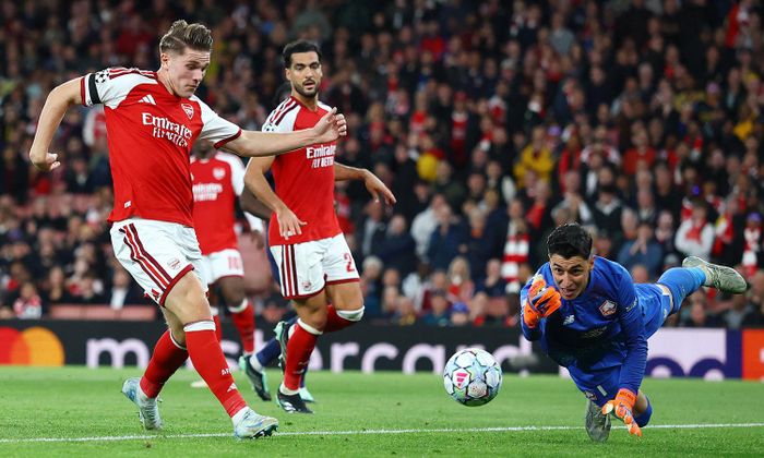 Arsenal đánh bại Lille 3-0. (Ảnh: Reuters)