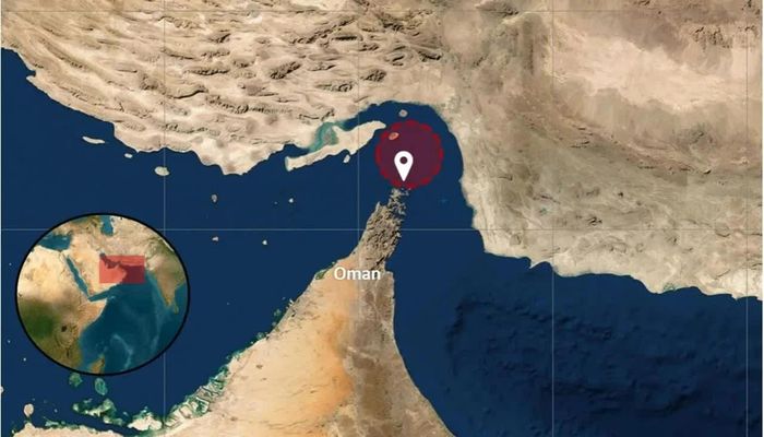 Eo biển Hormuz - tuyến đường vận tải biển quan trọng của thế giới. (Ảnh: UKMTO)