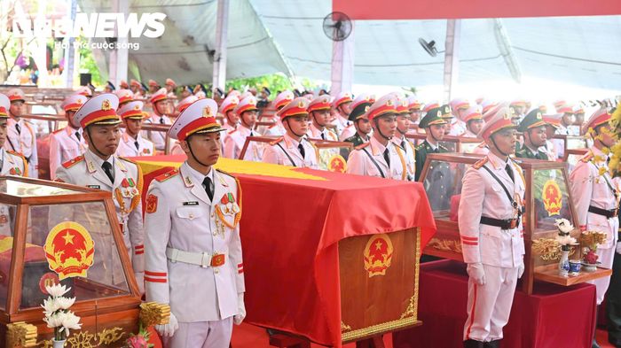 Sau hơn 3 tháng tìm kiếm, quy tập, công tác chuẩn bị cho lễ viếng, truy điệu và an táng các liệt sĩ được hoàn tất. 731 hài cốt liệt sĩ được đưa về an táng tại Nghĩa trang Liệt sĩ TP.HCM (phường Long Bình), gồm 698 hài cốt riêng lẻ và 33 hài cốt được an táng chung trong một phần mộ tập thể.
