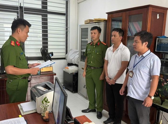 Phạm Xuân Thưởng bị khởi tố. (Ảnh: C.A)