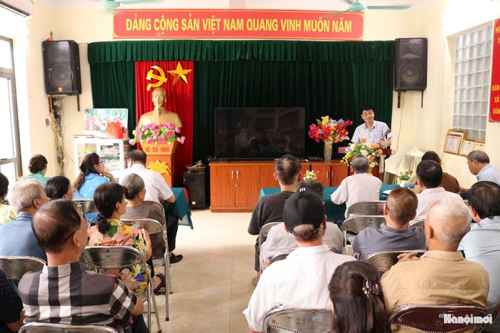 Nhà sinh hoạt cộng đồng phục vụ các hoạt động hội họp. Ảnh: MT