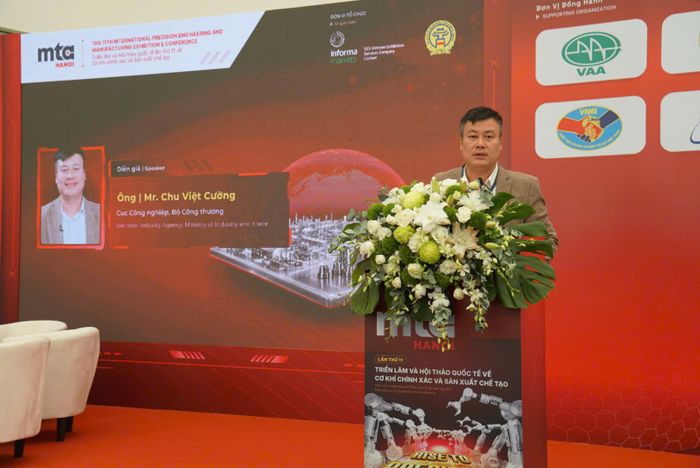 Ông Chu Việt Cường, đại diện Cục Công nghiệp (Bộ Công Thương) chia sẻ. Ảnh: Khắc Kiên