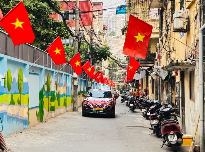 Đây là công trình thanh niên có ý nghĩa thiết thực, thể hiện sự sáng tạo, tinh thần trách nhiệm của tuổi trẻ Khương Đình đối với cộng đồng. Ảnh: Hồng Thái