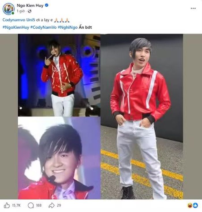  Ngô Kiến Huy cũng chào thua trước màn hóa thân của CODY Nam Võ. 