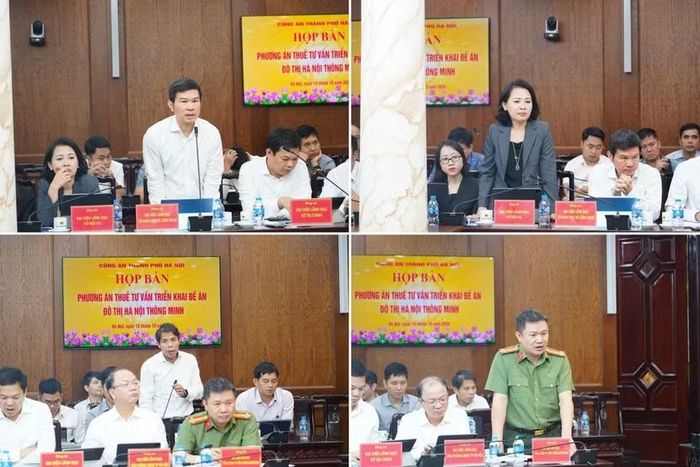 Đại diện các sở, ngành Thành phố trao đổi, thảo luận về cơ chế, phương án và yêu cầu đối với đơn vị tư vấn.