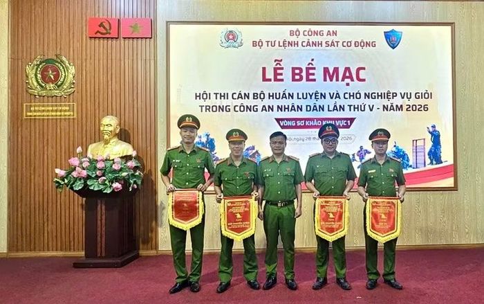  Đội Quản lý, sử dụng động vật nghiệp vụ (Phòng Cảnh sát Cơ động - CATP Hải Phòng) đạt nhiều kết quả đáng ghi nhận tại vòng Sơ khảo Hội thi 