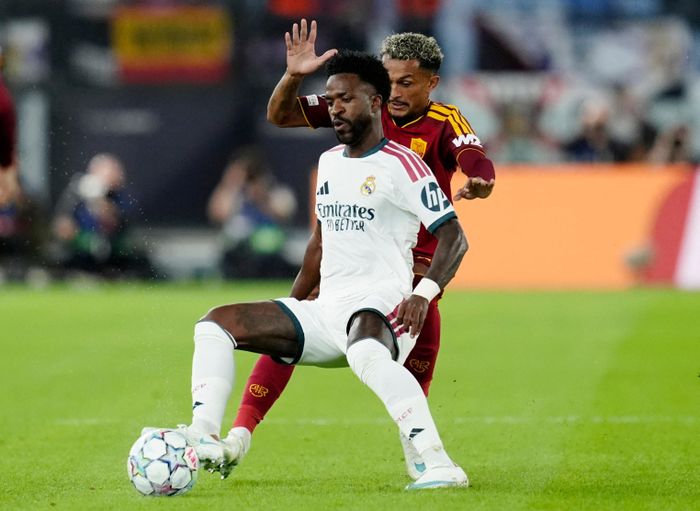 Vinicius trải qua trận đấu mờ nhạt tại Olimpico và bị thay ra khi Real vẫn còn bị dẫn trước.
