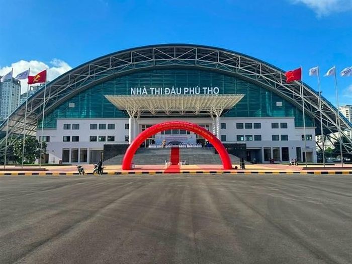 Nhà thi đấu Phú Thọ (phường Phú Thọ, TP.HCM) sẵn sàng tổ chức các môn thi tại đại hội. Ảnh: P.V