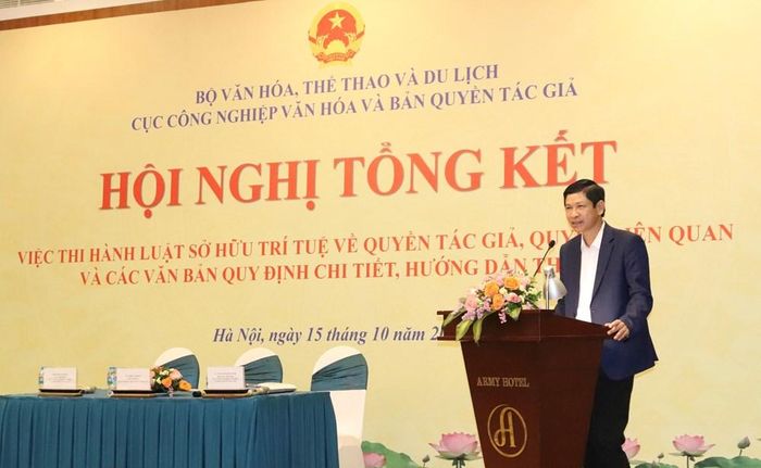 Thứ trưởng Hồ An Phong nhấn mạnh, bảo hộ quyền tác giả và quyền liên quan là một trong những điều kiện quan trọng để phát huy giá trị của các sản phẩm sáng tạo