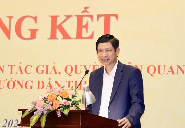 Thứ trưởng Bộ VHTTDL Hồ An Phong phát biểu tại Hội nghị