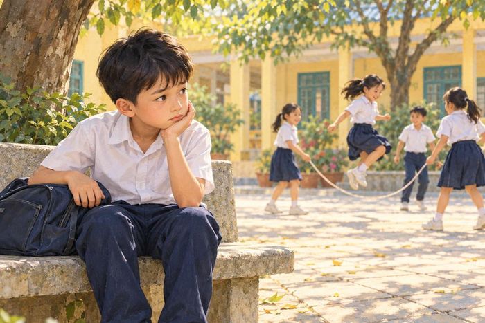 Trẻ cần được lắng nghe, thấu hiểu. Ảnh minh hoạ được AI tạo