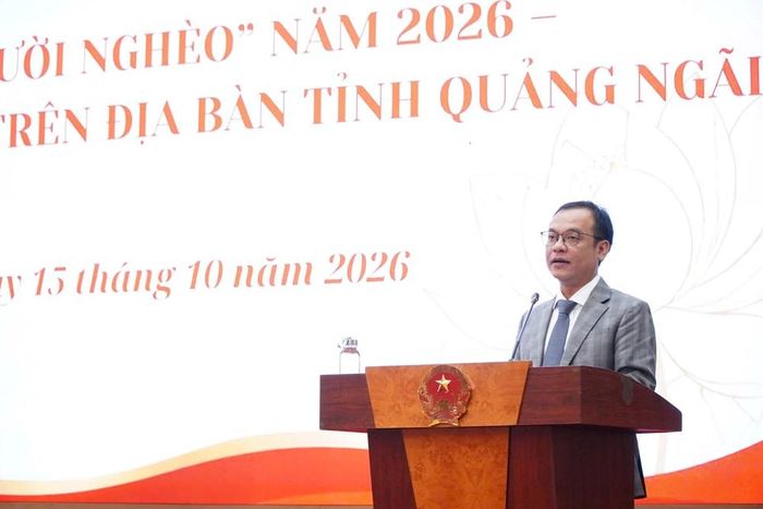 Phó Bí thư Thường trực Tỉnh ủy, Chủ tịch Ủy ban MTTQ Việt Nam tỉnh U Huấn phát biểu tại lễ phát động