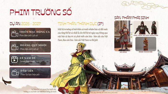 Một số dự án trong giai đoạn 2026 - 2027 của Phim trường số