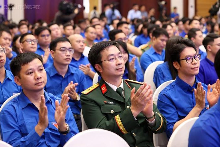 Các đại biểu thanh niên tham dự cuộc đối thoại - Ảnh: chinhphu.vn/Nhật Bắc