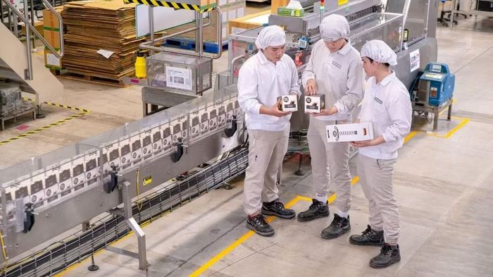 Hoạt động sản xuất tại Tập đoàn Nestlé Việt Nam - doanh nghiệp có 100% vốn nước ngoài.