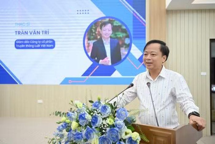 Ông Trần Văn Trí, Giám đốc Công ty cổ phần Truyền thông Luật Việt Nam (LuatVietnam.vn). (Ảnh: THẾ ĐẠI)