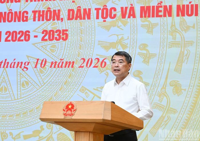 Thủ tướng Lê Minh Hưng phát biểu chỉ đạo tại hội nghị.