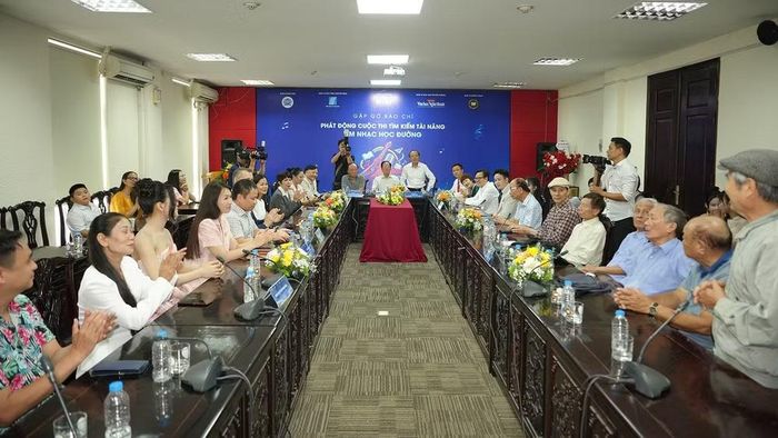 Lễ phát động Cuộc thi "Tìm kiếm Tài năng Âm nhạc Học đường 2026-2027. (Ảnh: BTC cung cấp)