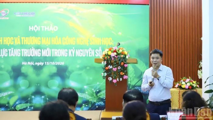 Ông Bùi Duy Nghĩa, Trưởng Phòng thống kê khoa học và công nghệ, Viện Thống kê và Đánh giá khoa học, Cục Thông tin, Thống kê và Đánh giá khoa học. (Ảnh: HÀ TUẤN)