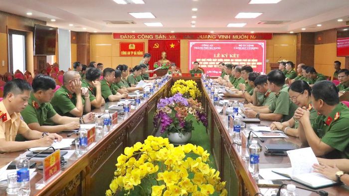 Quang cảnh lễ ký kết quy chế phối hợp