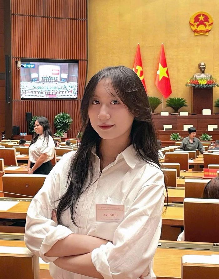 Lê Phương Anh - Phó Chủ tịch Hội Sinh viên trường ĐH Kinh tế (ĐHQG Hà Nội).