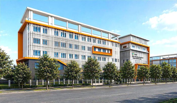  Phối cảnh mặt tiền HCDC giai đoạn 2. QUANG HUY 