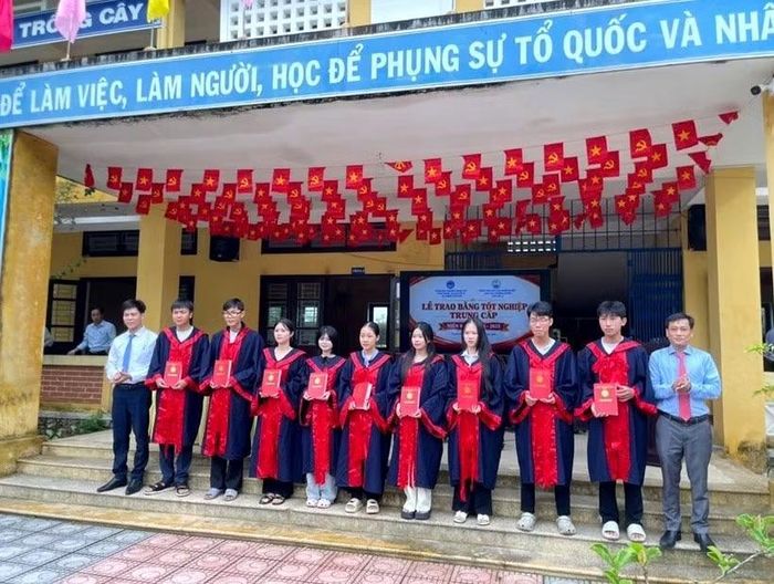 Lễ trao bằng tốt nghiệp trung cấp cho các học sinh Trung tâm liên kết với các đơn vị.