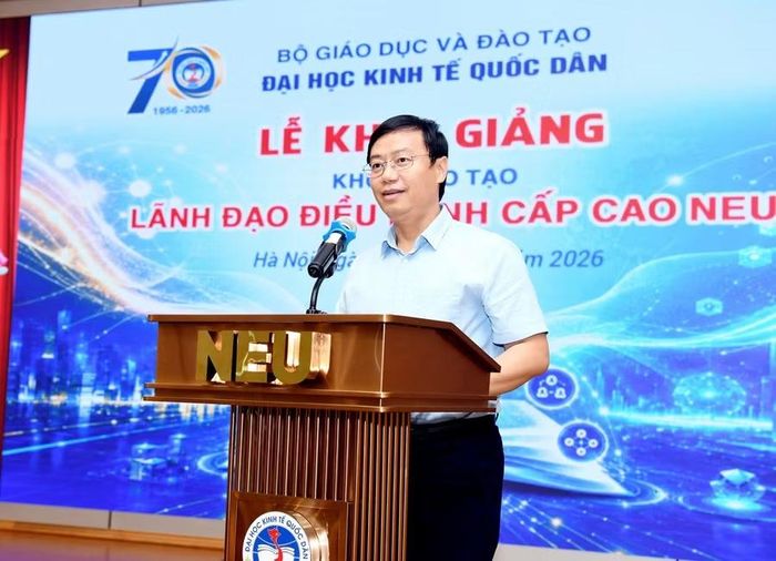 PGS. TS Bùi Đức Thọ - Bí thư Đảng ủy, Giám đốc Đại học Kinh tế Quốc dân.