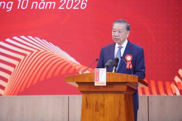 Tổng Bí thư, Chủ tịch nước Tô Lâm phát biểu tại buổi lễ.