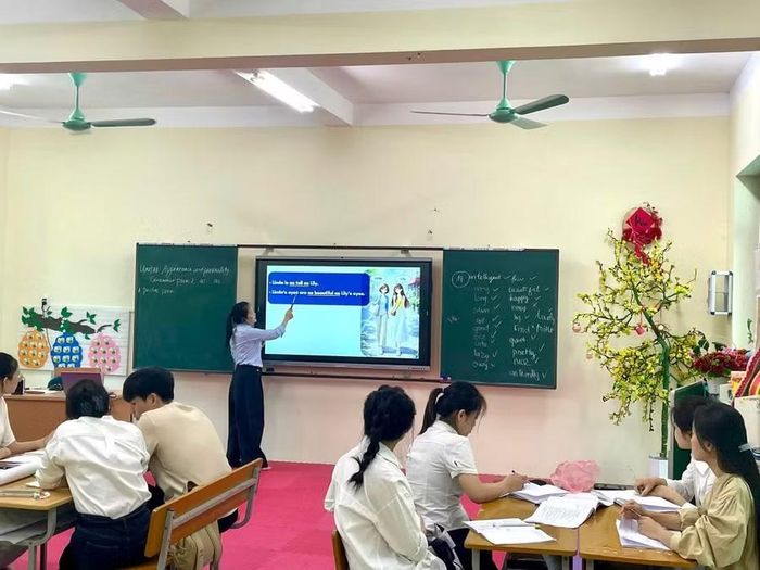 Sinh viên Trường Cao đẳng Sơn La trong giờ học tại lớp.