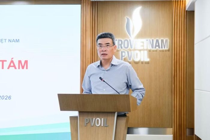 Ông Dương Mạnh Sơn – Bí thư Đảng ủy, Chủ tịch HĐQT PVOIL phát biểu khai mạc Hội nghị