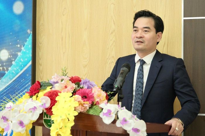 TS. Chu Quốc Thịnh, Cục trưởng Cục An toàn thực phẩm phát biểu tại buổi ký kết các Biên bản ghi nhớ hợp tác với Cục An toàn thực phẩm và Trung tâm Đánh giá nguy cơ an toàn thực phẩm quốc gia Trung Quốc (CFSA). (Ảnh: VFA)