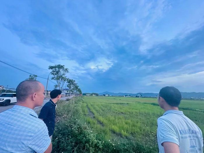 Khu vực đất được đưa ra đấu giá tại xã Toàn Lưu.