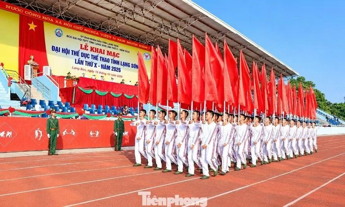 Lễ khai mạc Đại hội Thể dục thể thao tỉnh lần thứ X năm 2026.