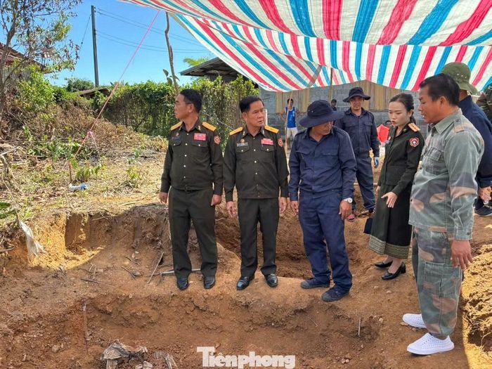 Khu vực tìm thấy hài cốt liệt sĩ dựa trên thông tin do các cựu chiến binh Việt Nam và nhân chứng tại Lào cung cấp.