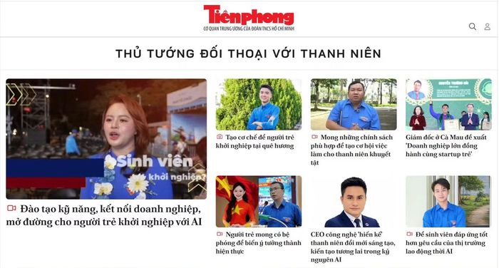 Nhiều ý kiến, đề xuất tâm huyết của đoàn viên, thanh niên gửi tới chương trình Thủ tướng đối thoại với thanh niên qua Báo Tiền Phong.